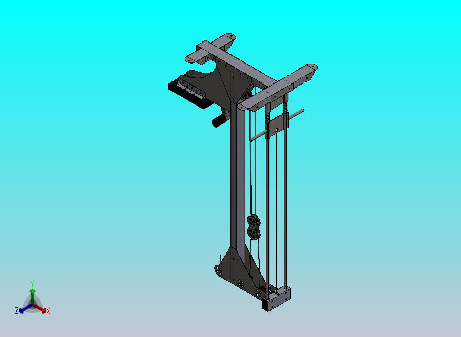 高位下拉机 - 重型结构设计