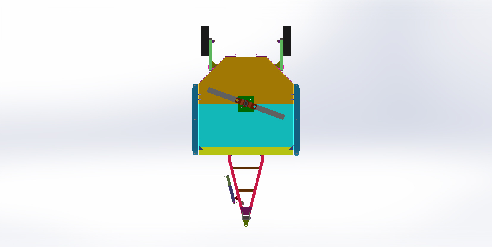 牵引式灌木切割机