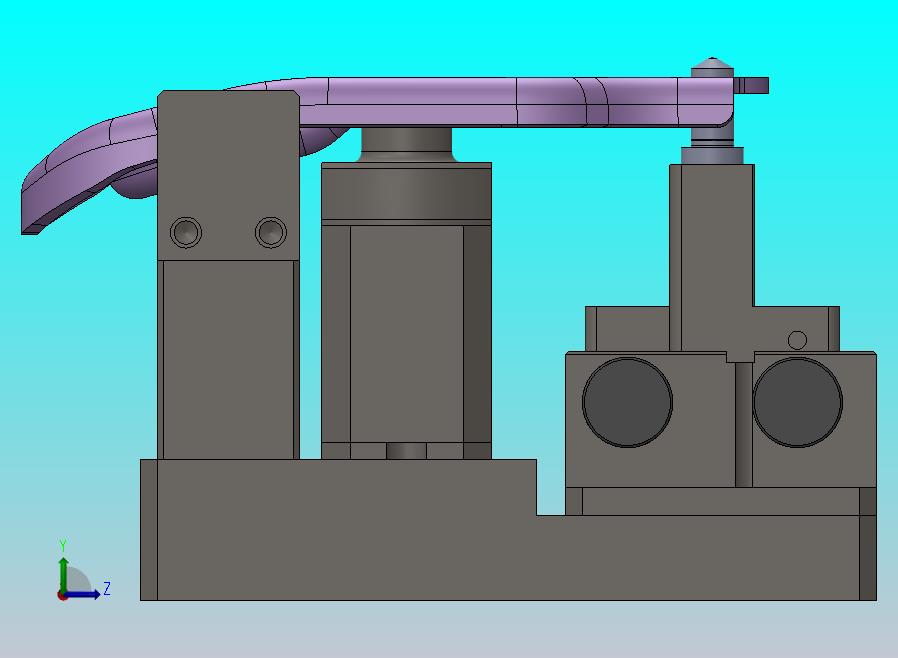 旋钮柱塞的快换治具机构