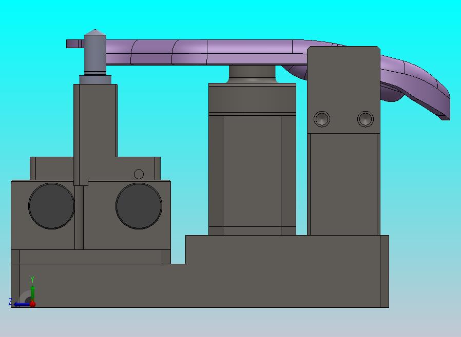 旋钮柱塞的快换治具机构