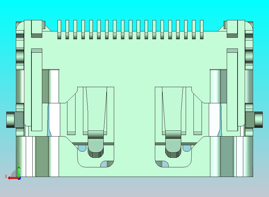 HDMI带法兰带螺丝