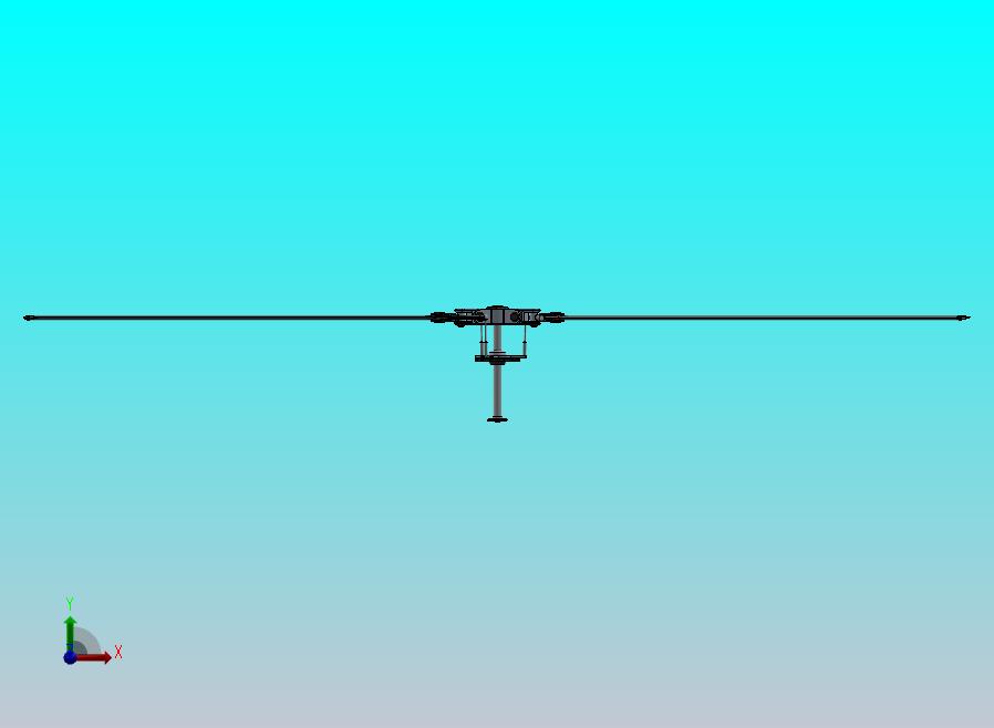 少油法兰衬套全铰接直升机旋翼组件 6.72米