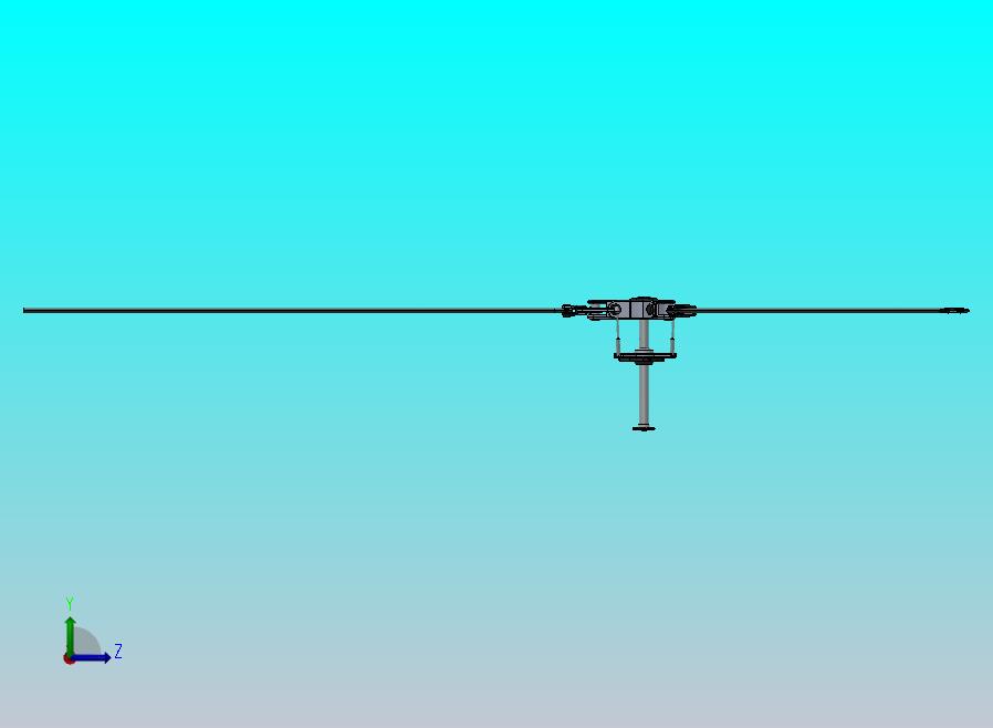 少油法兰衬套全铰接直升机旋翼组件 6.72米
