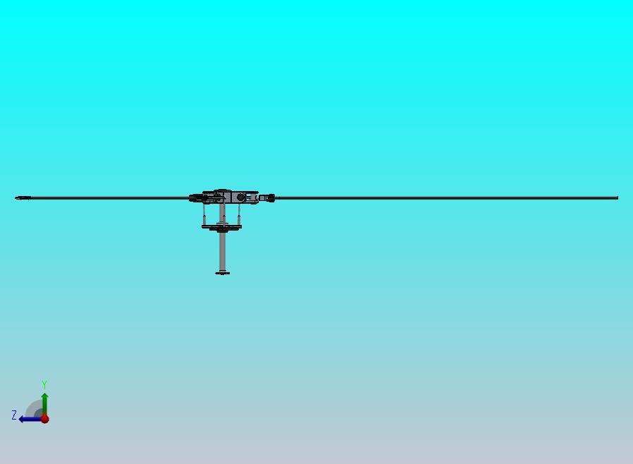 少油法兰衬套全铰接直升机旋翼组件 6.72米