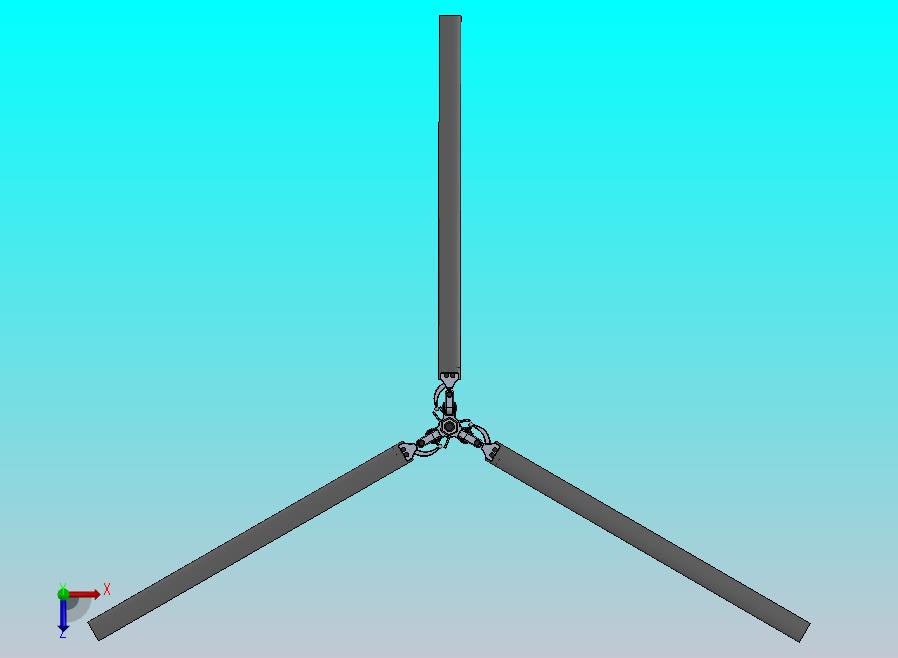 少油法兰衬套全铰接直升机旋翼组件 6.72米