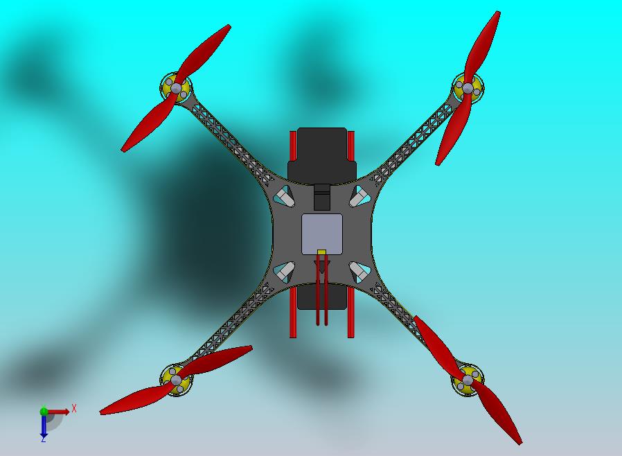 S-500四轴飞行器组装