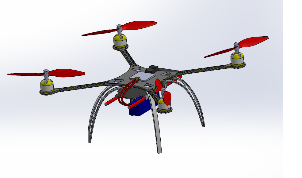 S-500四轴飞行器组装