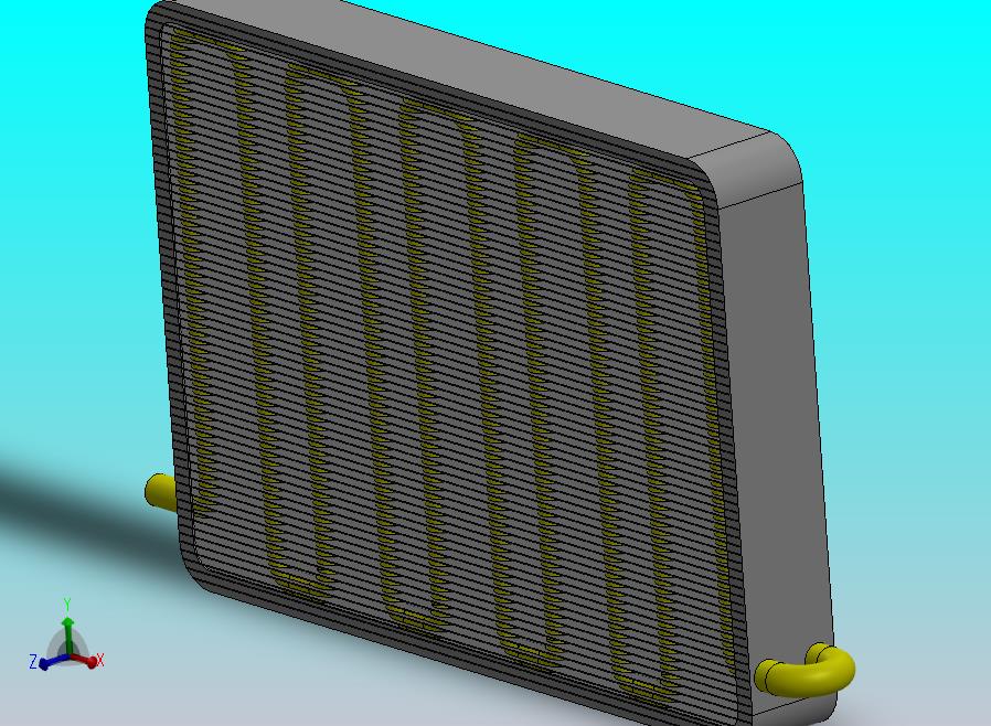 横流翅片管换热器_散热器