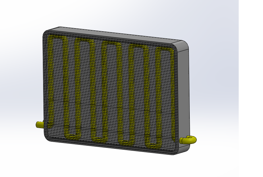 横流翅片管换热器_散热器
