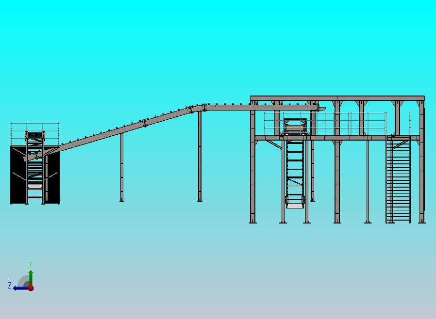 包装带式输送机结构