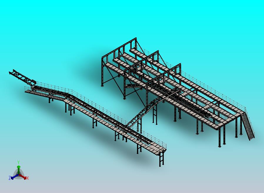 包装带式输送机结构