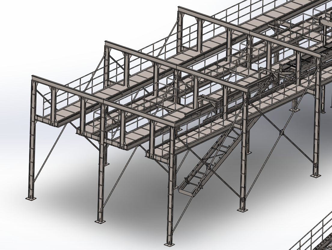包装带式输送机结构