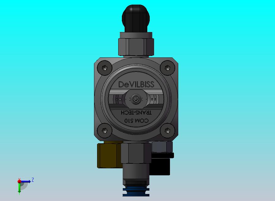 机器人气动喷枪