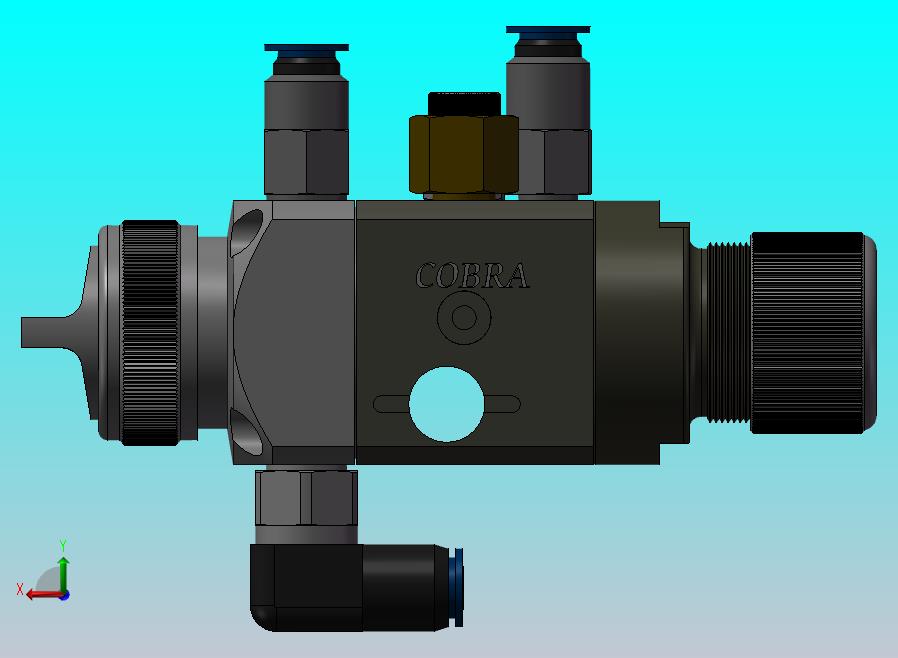机器人气动喷枪