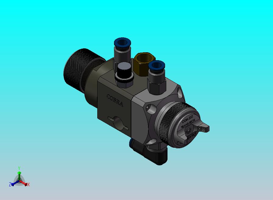 机器人气动喷枪