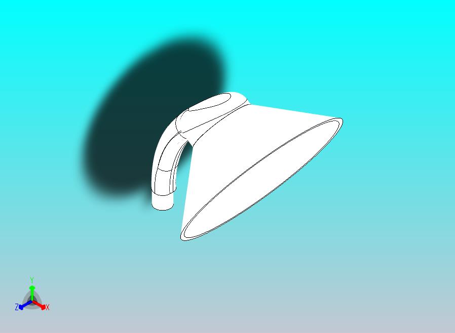 花洒莲蓬头模型