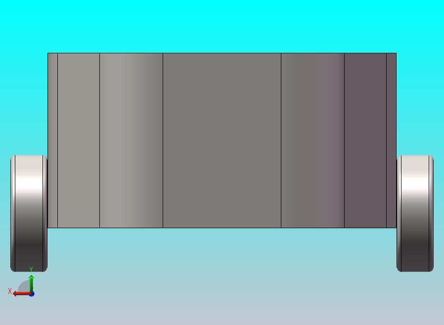 两栖车辆车轮收放装置三维