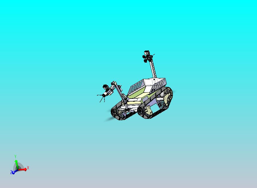 履带式水下垃圾分拣车