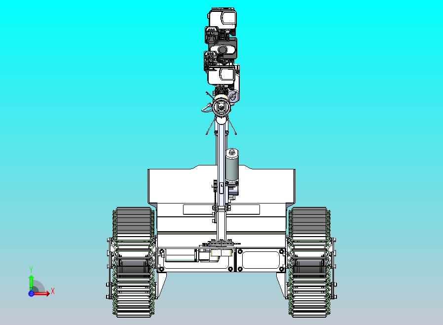 履带式水下垃圾分拣车