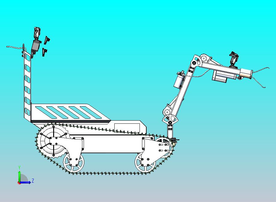 履带式水下垃圾分拣车