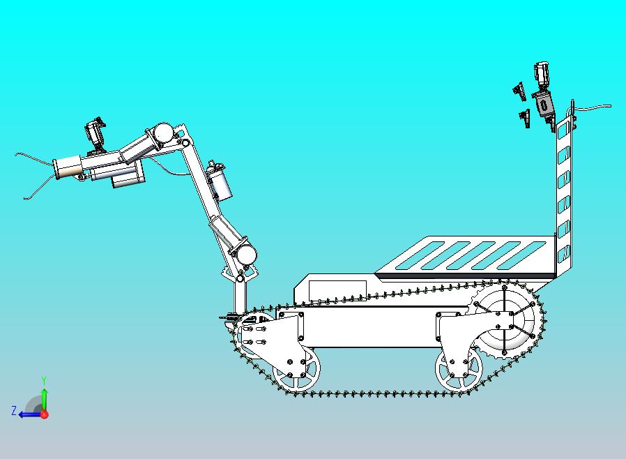 履带式水下垃圾分拣车