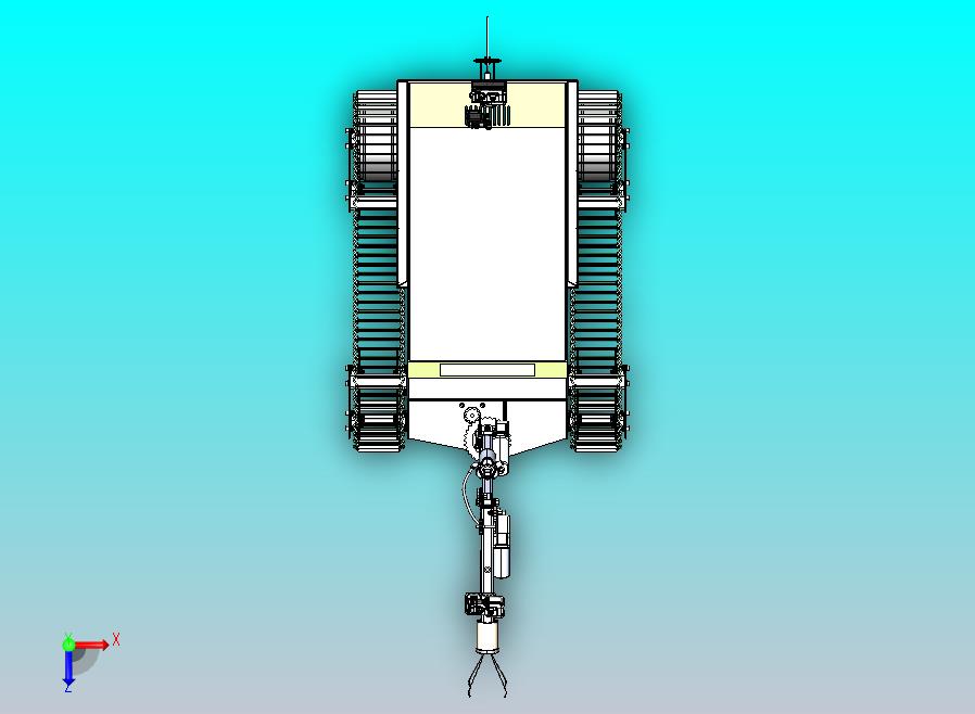 履带式水下垃圾分拣车