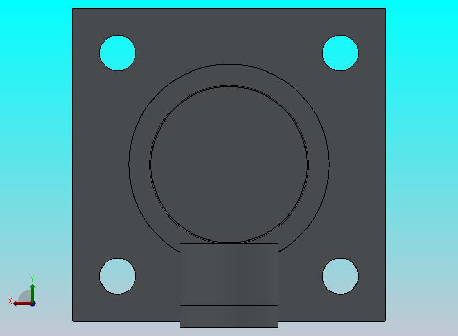 焊接式液压缸（杆端安装）25x16x124 mm