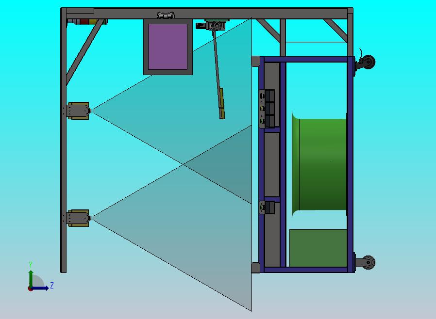 汽车内饰件冲孔检测站