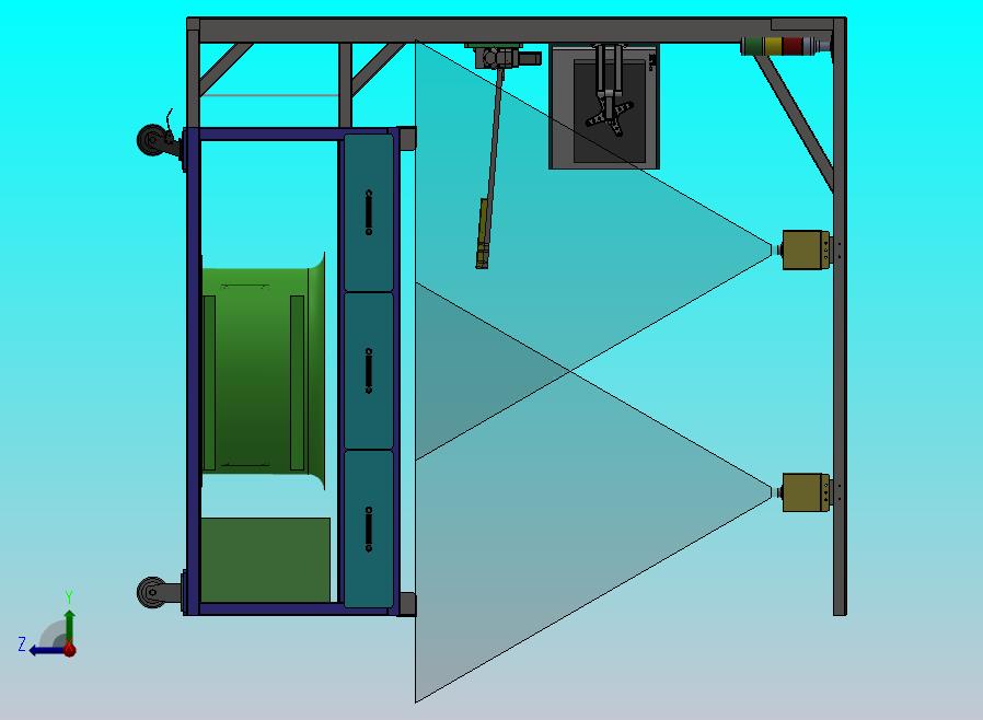汽车内饰件冲孔检测站