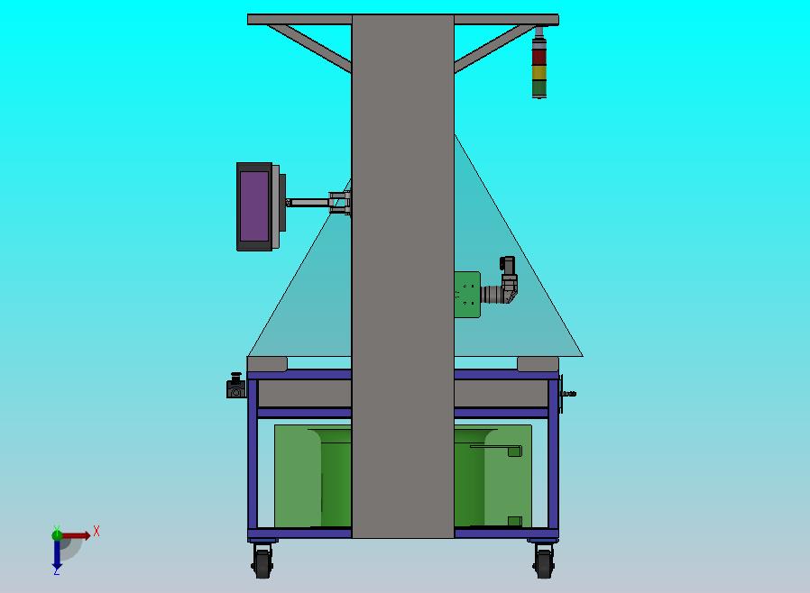 汽车内饰件冲孔检测站