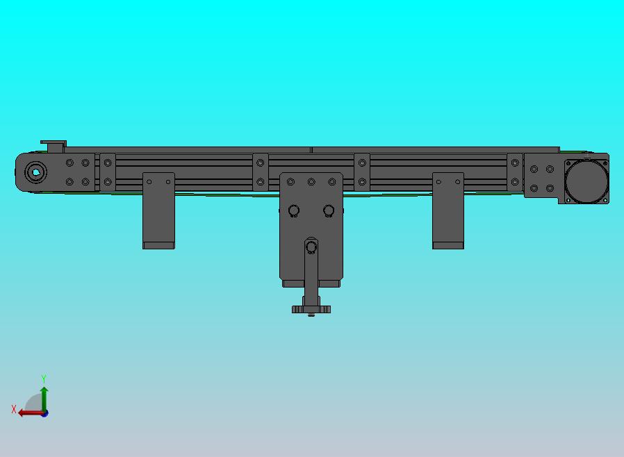 铝板的小型皮带输送机