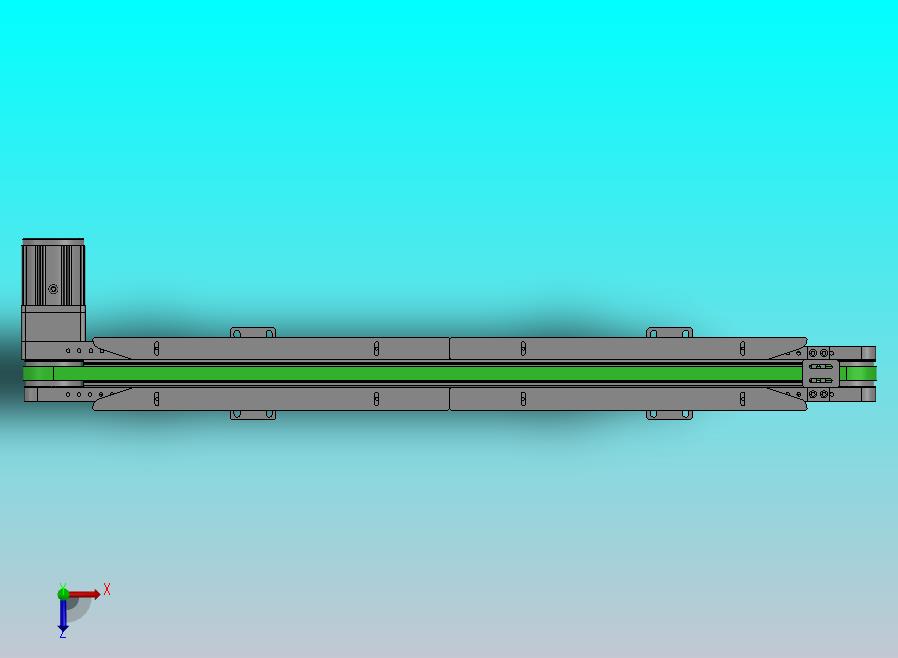 铝板的小型皮带输送机