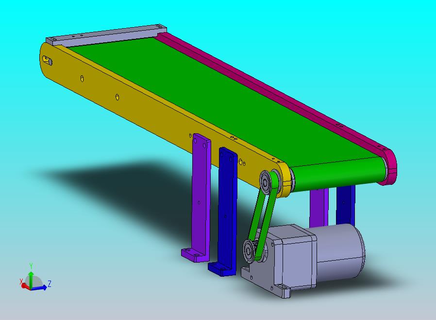 简化版皮带输送机