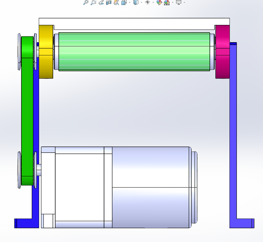 简化版皮带输送机