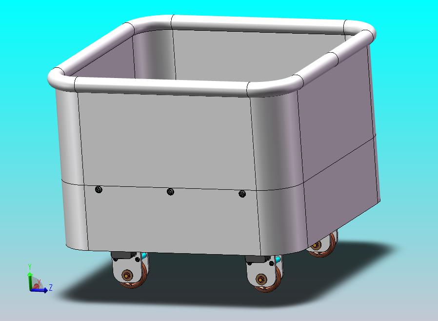 agv小车三维模型