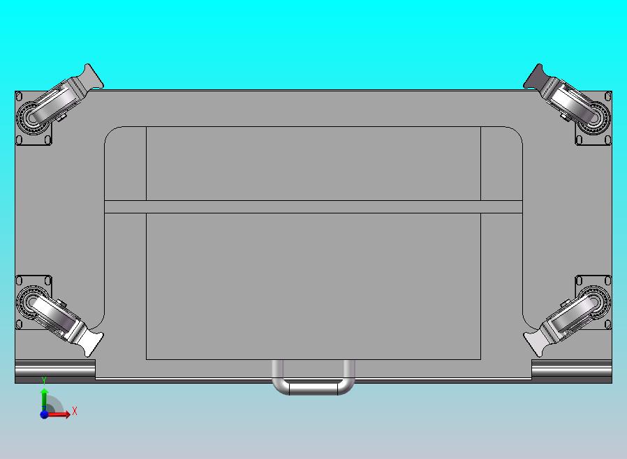 升降桌子三维模型