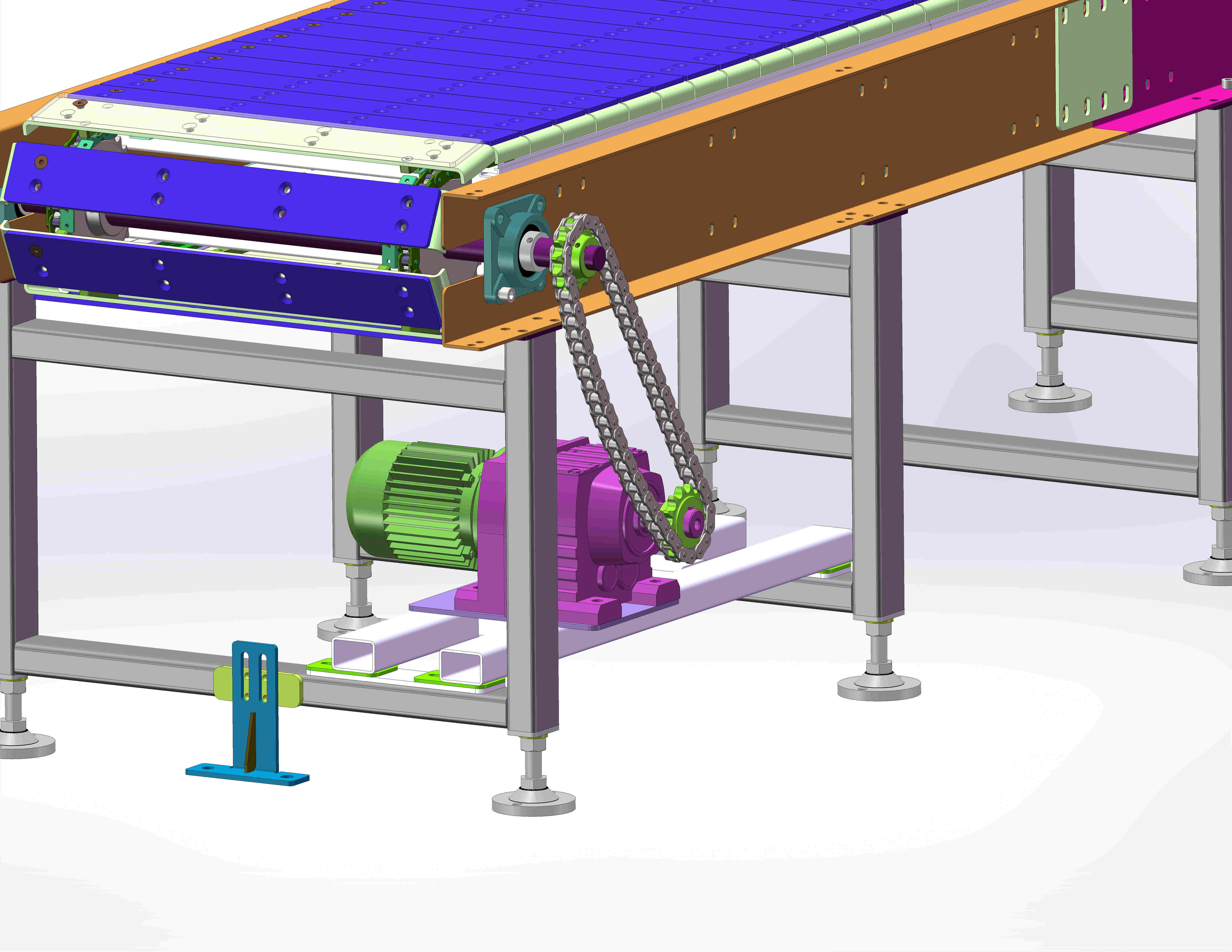 非标定制板链输送机