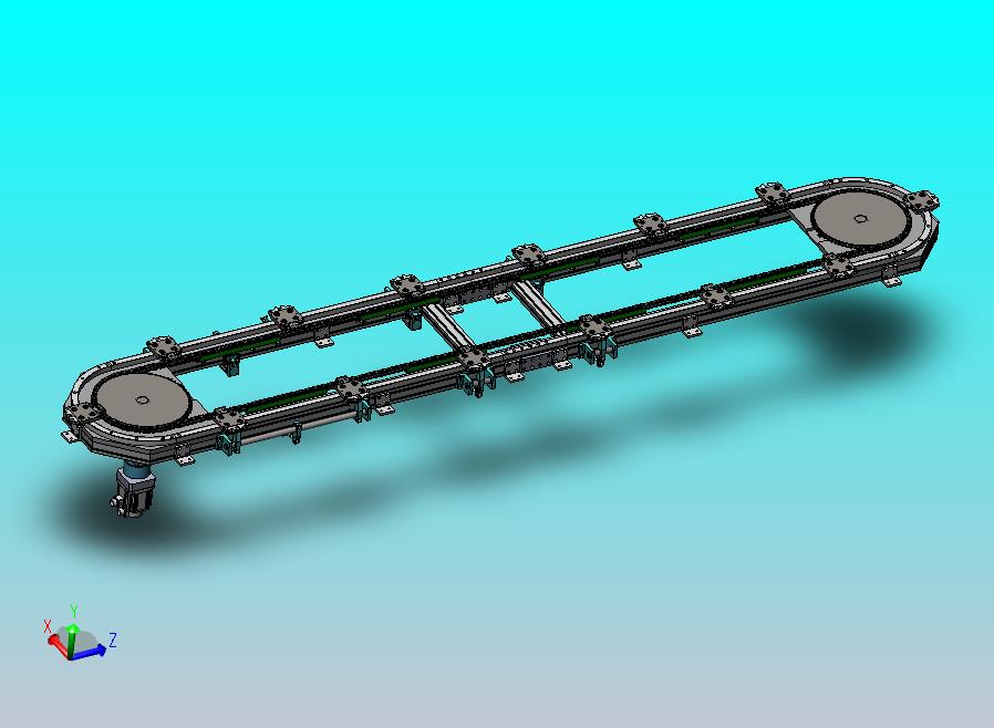 多工位链条环形线