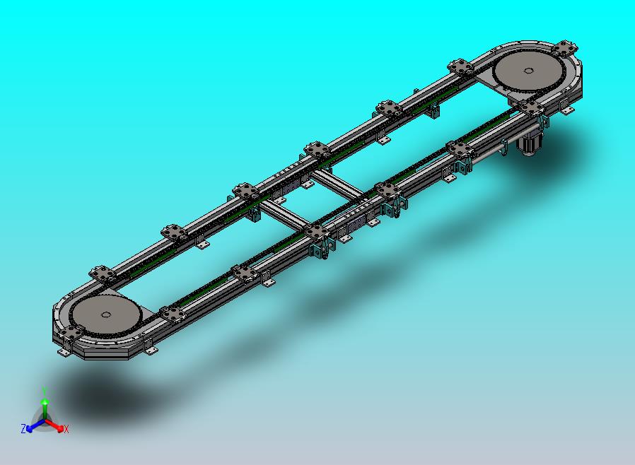 多工位链条环形线