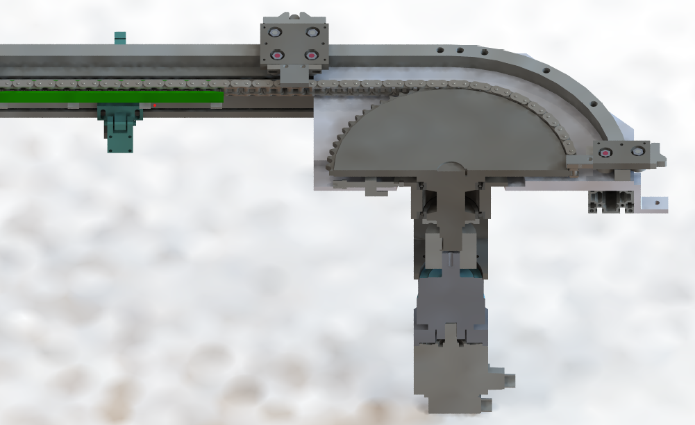 多工位链条环形线