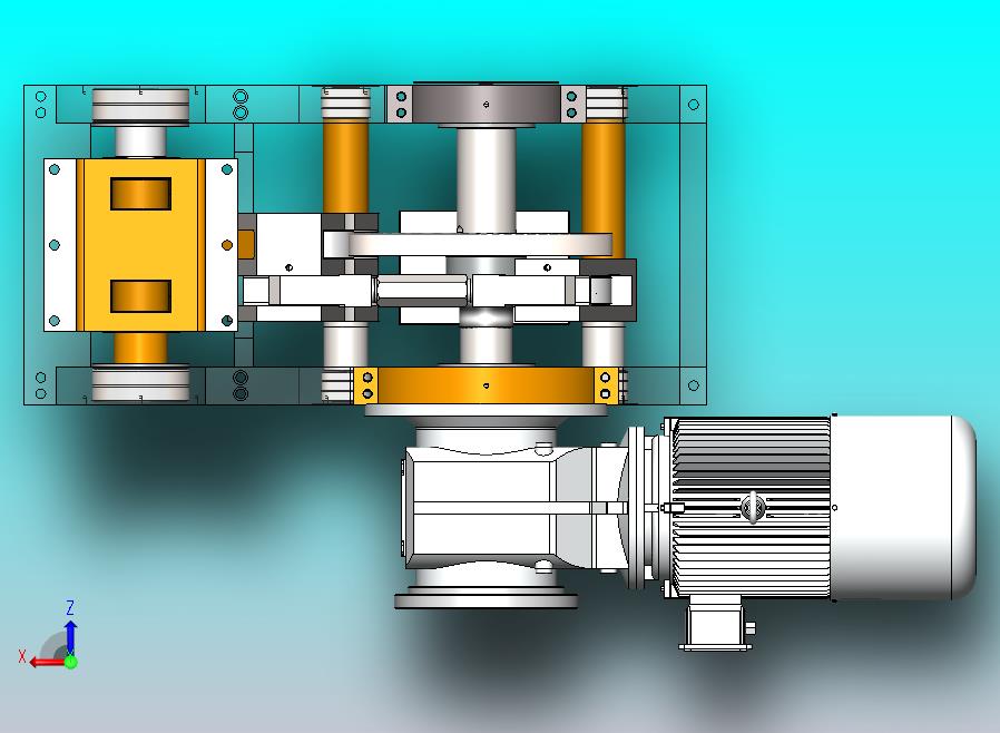 凸轮摇杆升降机构