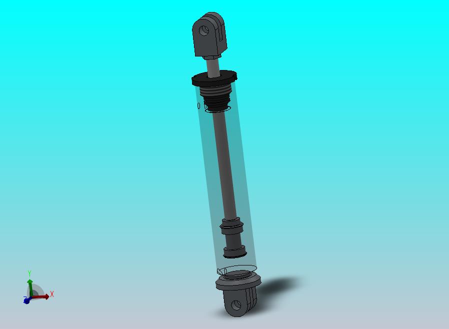 焊接式液压缸（带前安装孔）25x12x130 mm (1)