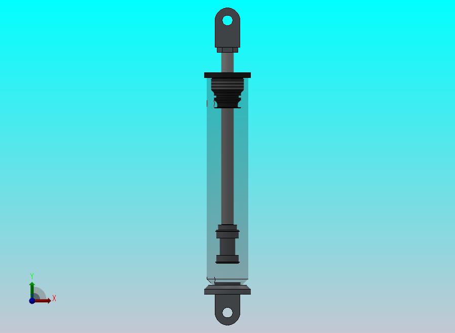 焊接式液压缸（带前安装孔）25x12x130 mm (1)