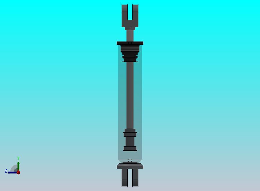 焊接式液压缸（带前安装孔）25x12x130 mm (1)