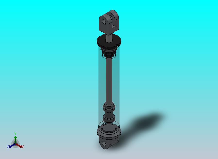 焊接式液压缸（带前安装孔）25x12x130 mm (1)