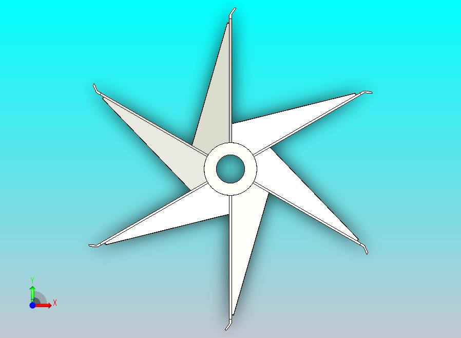 20_ 径向叶片风扇轮