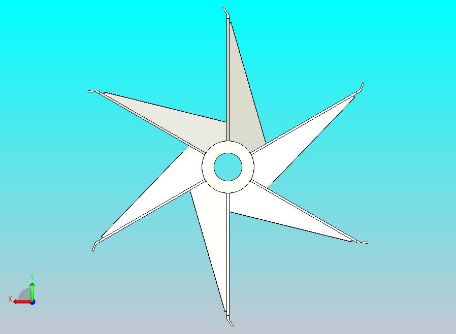 20_ 径向叶片风扇轮