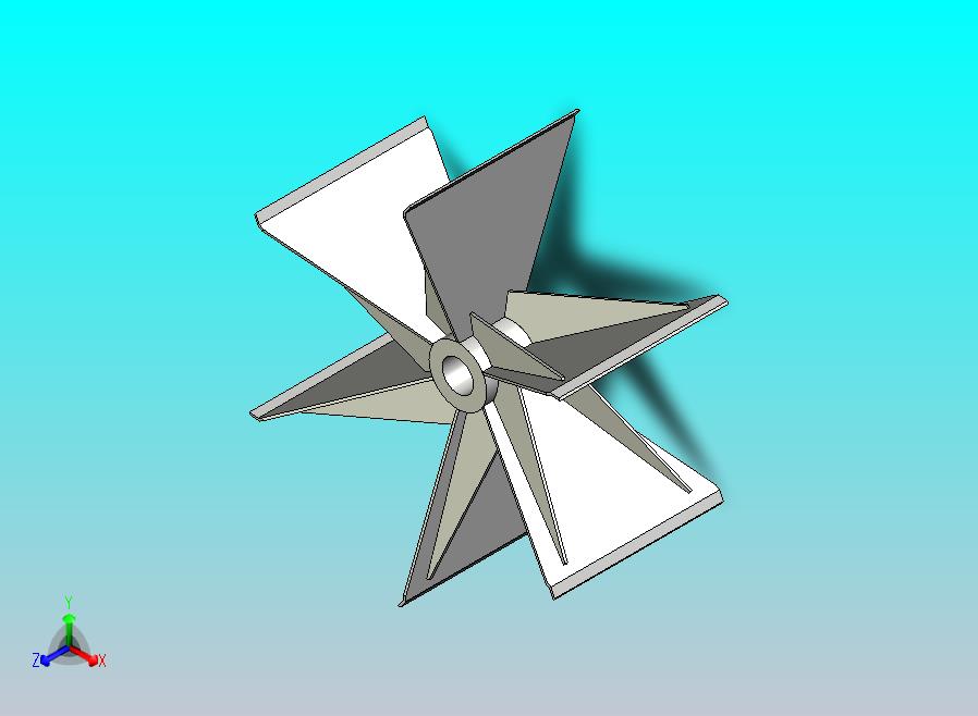 20_ 径向叶片风扇轮