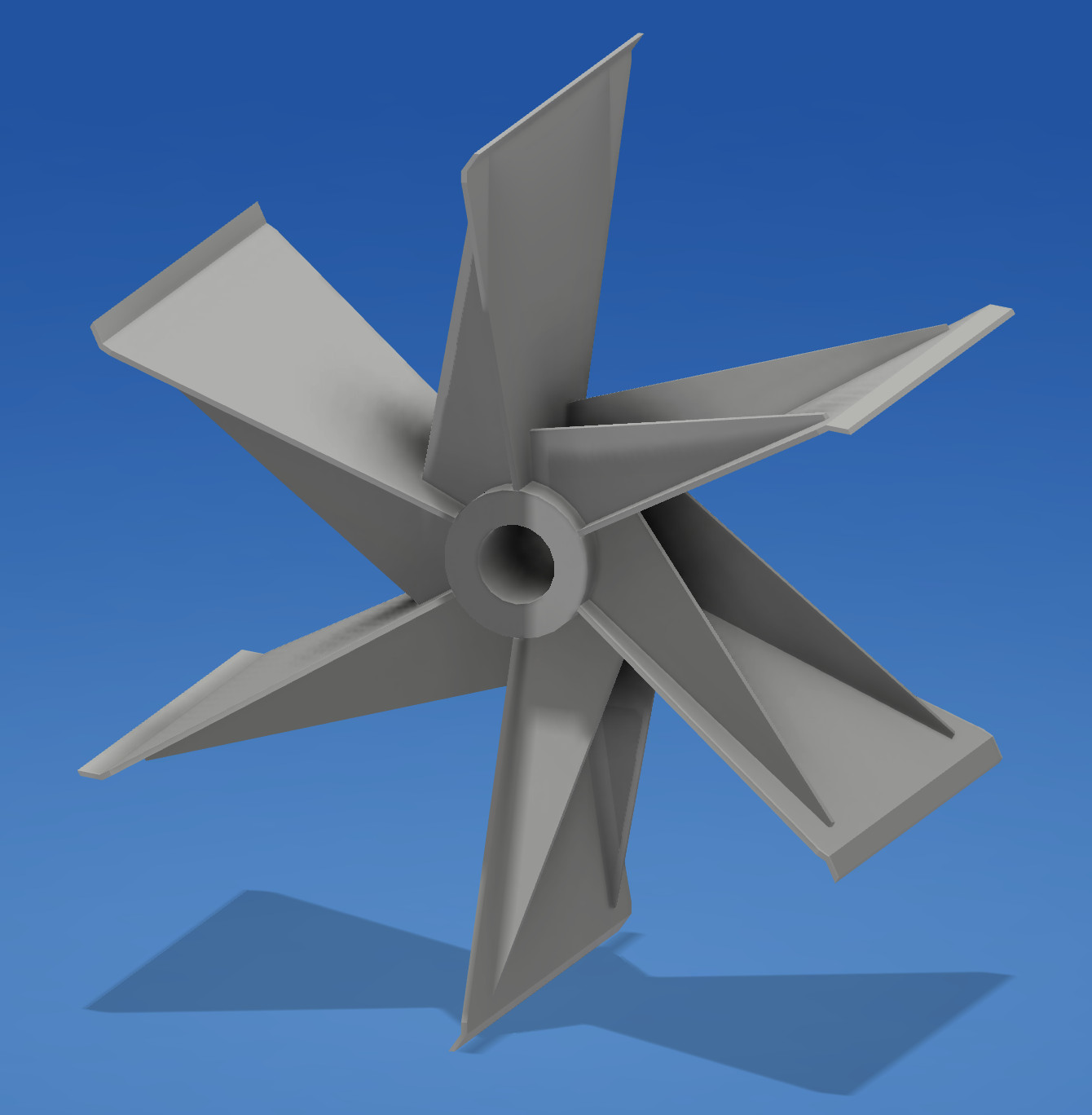 20_ 径向叶片风扇轮