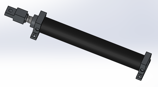 横拉杆液压缸（带底座）100x50x710 mm
